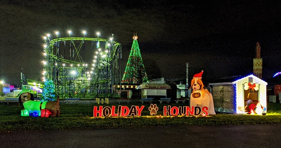 Holiday Magic Drive Thru Christmas Lights at the Washington State Fair - Thrifty NW Mom