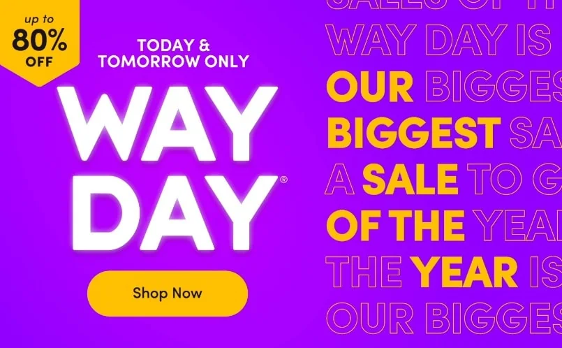 wayfair way day sale