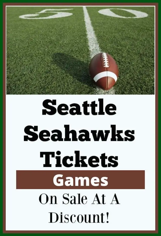 Seattle Seahawks Discount Tickets - Games As Low As $72 for Regular Season  - Thrifty NW Mom