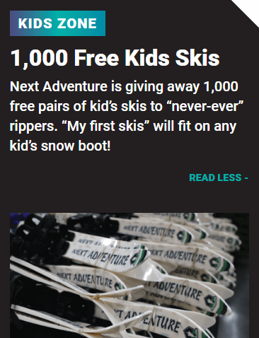 Free Kids Skis