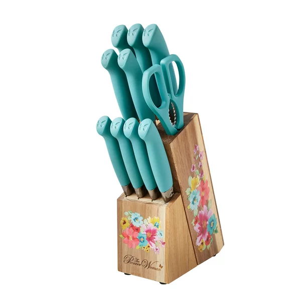 Buy The Pioneer Woman 14-piece TURQUOISE Cowboy Rustic Cutlery Set