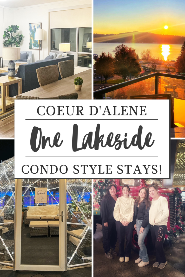 One Lakeside Coeur d’Alene – Beautiful Condo Style Resort Stay!