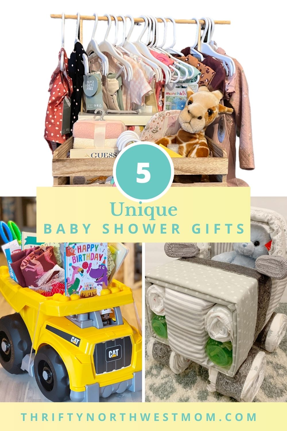 5 Unique Baby Shower Gifts - Fun To Make & Gift! - Thrifty NW Mom