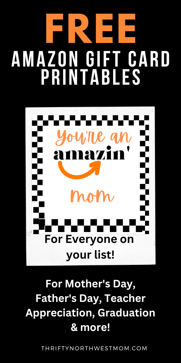 Amazon Gift Card Printable Free Printable For All Occasions Thrifty NW Mom