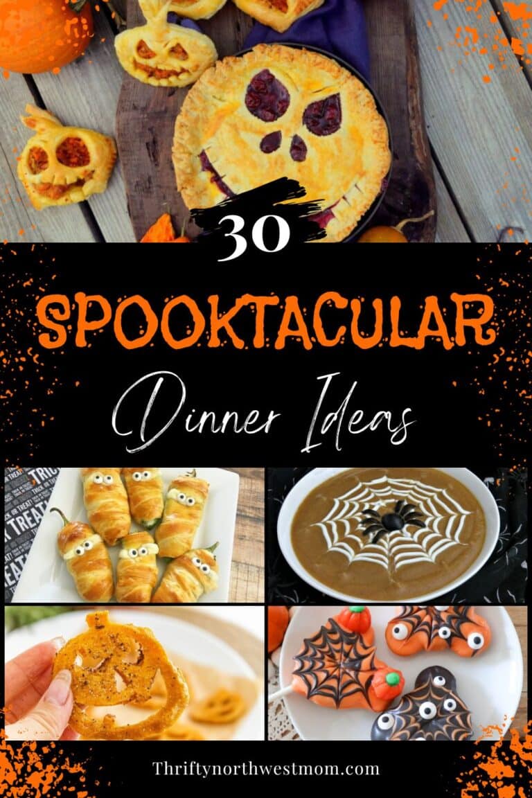 30 Spooktacular Halloween Dinner Ideas & Recipes! - Thrifty NW Mom