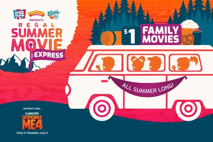 Regal Summer Movie Express 2024 – $1 Kids Movies
